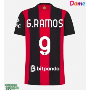 AC Milan Goncalo Ramos #9 Replika Hjemmebanetrøje Dame 2026-27 Kortærmet